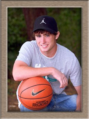 Gresham High School Senior Portrait of Basketball Player